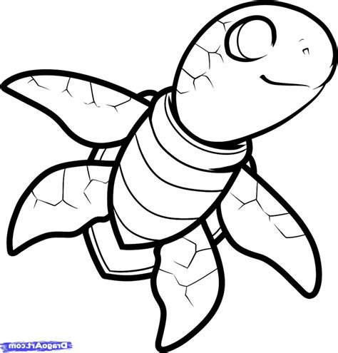 Turtle Easy Drawing at GetDrawings | Free download