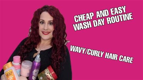 CHEAP AND EASY WASH DAY ROUTINE FOR WAVES AND CURLS Wash Day Wednesday