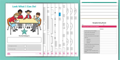 Reception Baseline On Entry Assessment Booklet And Record