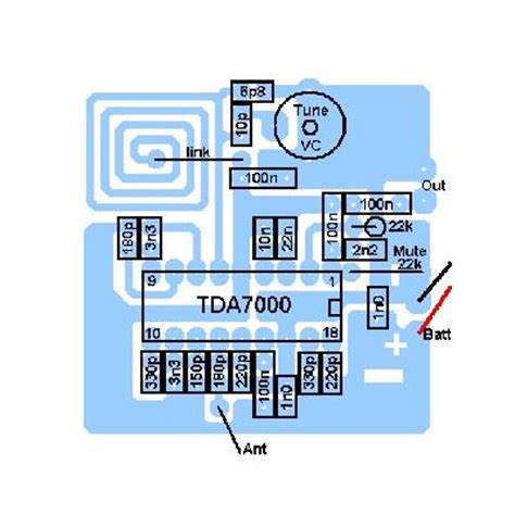 FM Receiver With TDA7000 Electronic Circuits And Projects