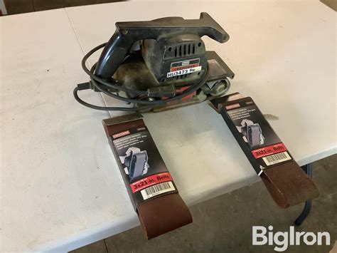 Craftsman Dustless Belt Sander Bigiron Auctions