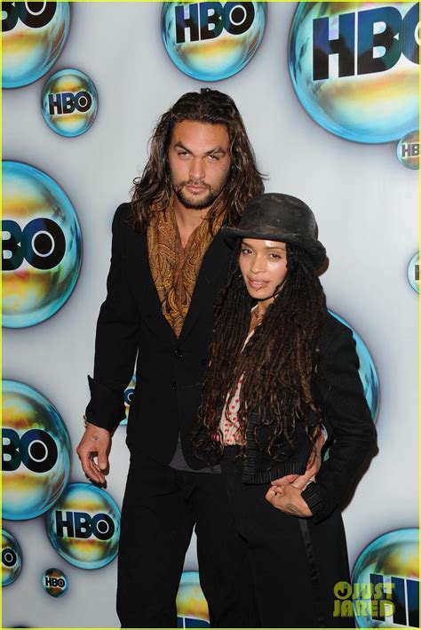 Jason Momoa And Lisa Bonet Hbos Golden Globes After Party Photo