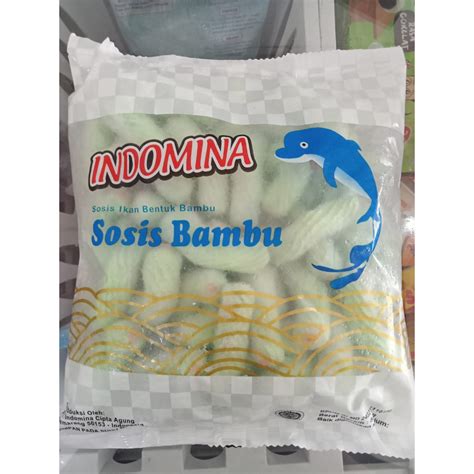 Jual Indomina Olahan Ikan Sosis Bentuk Bambu Gram Shopee Indonesia