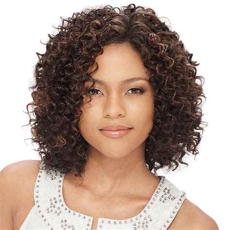 Milky Way Que Human Hair Weave Short Cut Water Deep 3pcs