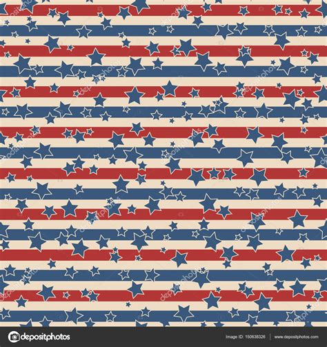 Vintage Stars And Stripes Vector