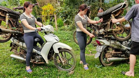 Genius Girl Repairs And Restores Motorbikes To Help People Repair