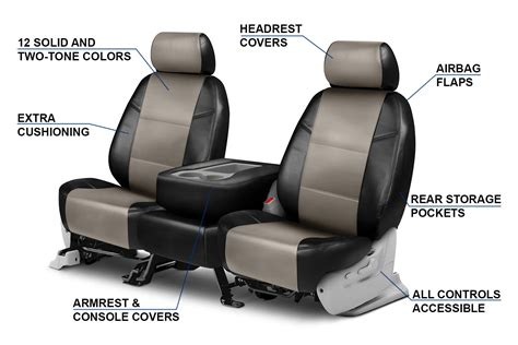 Coverking® - Leatherette Custom Seat Covers