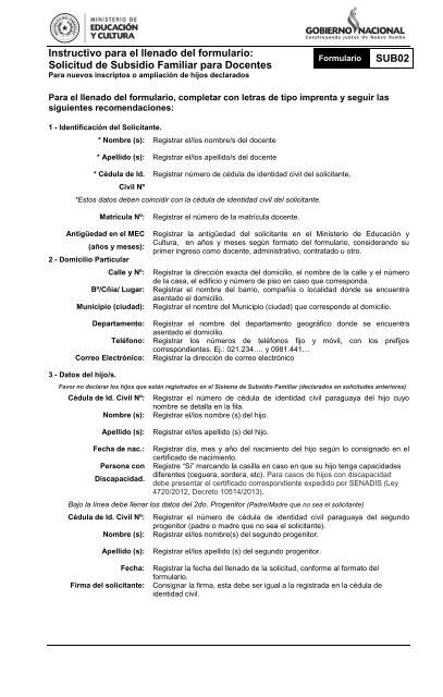 Guía completa de trámites para solicitar el subsidio familiar en