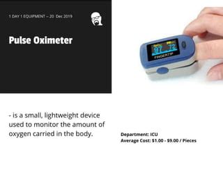 Icu equipments in the hospital | PPT