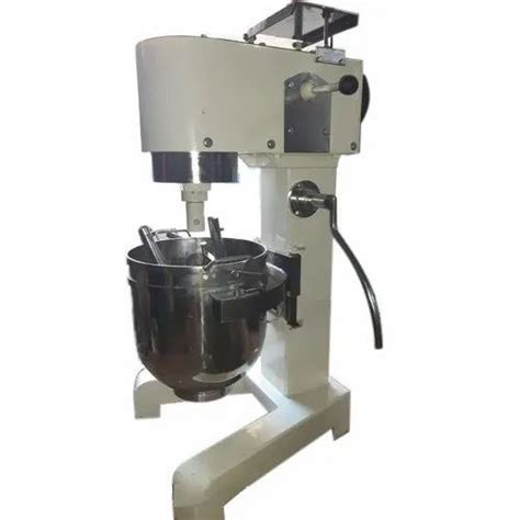 Stainless Steel Electric Semi Automatic Planetary Mixer For Bakery Use