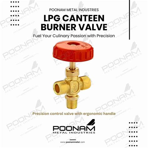 Golden Brass Lpg Canteen Burner Valve F Valve Size At Rs