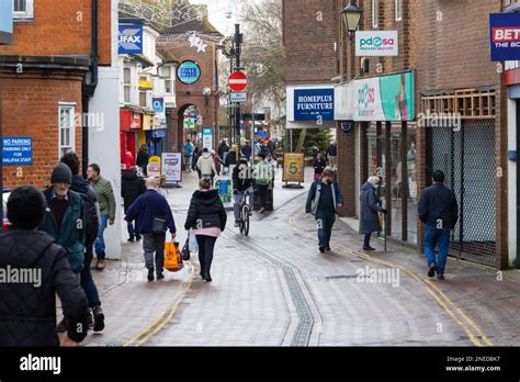 Ashford Town Centre Kent Uk Stock Photo Alamy