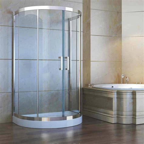 Qian Yan Black Glass Shower Screen China Luxurious Smart Small Bathroom