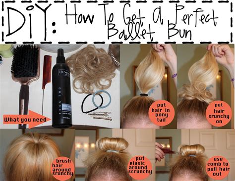 Sincerely Truly Scrumptious DIY How To Get A Perfect Ballet Bun