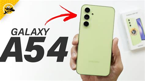 Samsung Galaxy A54 5G Awesome Lime Unboxing First Review YouTube