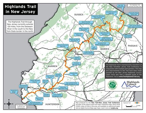 Highlands Trail Guide: Segment #10 - New York-New Jersey Trail Conference