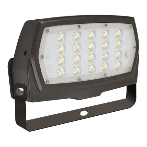 Led Flood Light 28 Watt 3307 Lumens 120 277v 12 Inch Knuckle Or U