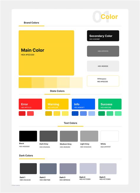 Ui Style Guide Behance