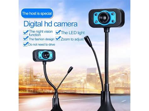 Hd Webcam Usb Web Camera With Noise Cancelling Microphone 360 Degree Rotation Webcam 640x480p