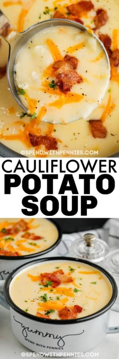 Cauliflower Potato Soup Spend With Pennies