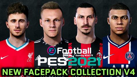 PES 2021 NEW FACEPACK COLLECTION V4 New Updates Of PES MODS