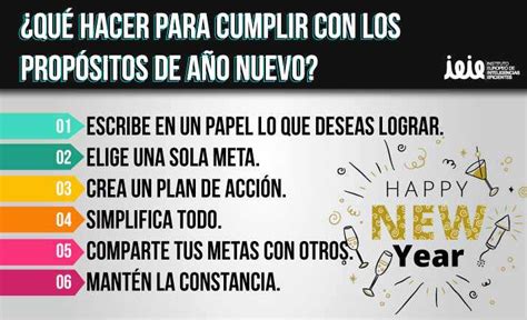 Cómo Hacer Y Cumplir Nuestros Propósitos De Año Nuevo