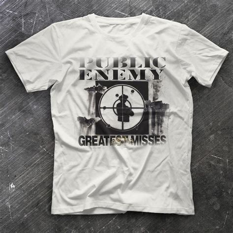 Public Enemy White Unisex T Shirt Tees Shirts Publicenemy Shirt