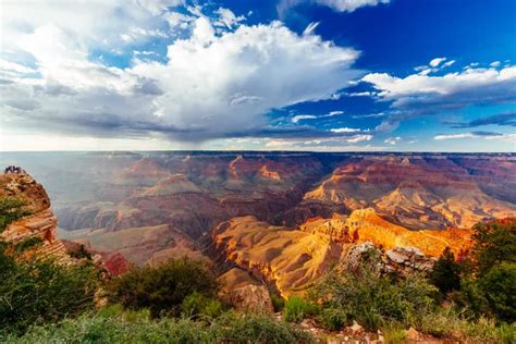 Mather Point View Point Grand Canyon National Park Arizona U