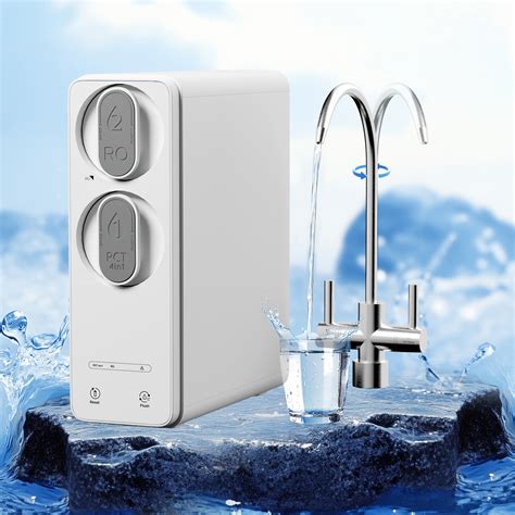 Ecoviva Under Sink Water Filter Reverse Osmosis System Water Filtration ...