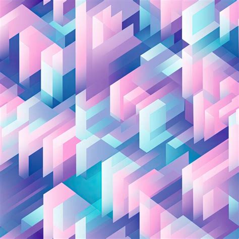 premium photo  colorful illustration   complex   squares