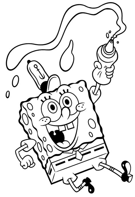 Desenhos Para Pintar E Colorir Bob Esponja Imprimir Desenho 081 Porn