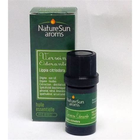 Naturesun Aroms Huile Essentielle Verveine Odorante Ml Cdiscount