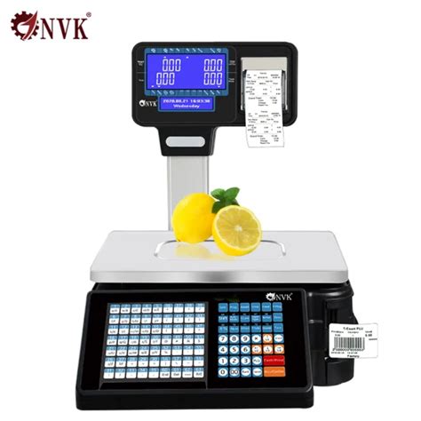 Nvk Tma Label Printing Scale Barcode Weighing Scale Price Computing