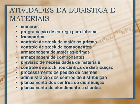 PPT Gestão de materiais PowerPoint Presentation free download ID