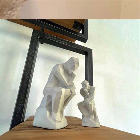 Projeto de Decoração 3d em Papel o Pensador de Auguste Rodin