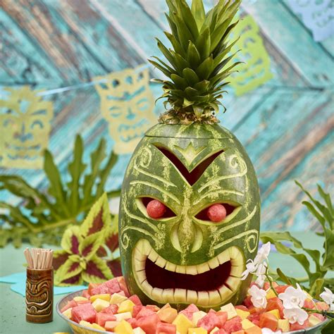 Tiki Mask Watermelon Board