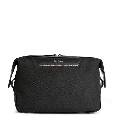 Paul Smith Black Signature Stripe Wash Bag Harrods Uk