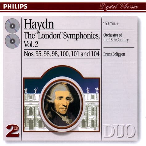 Product Family HAYDN London Symphonies vol 2 Brüggen