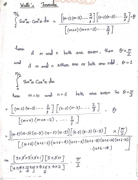 [Solved] Student Activity 2 Wallis' Formula Direction: Apply Wallis' Formula... | Course Hero