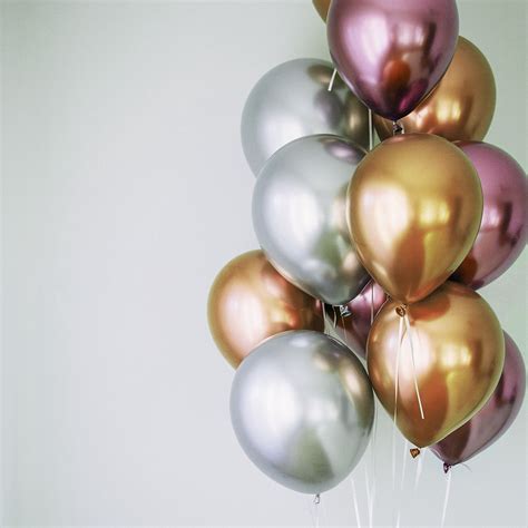 Zilveren Luxe Chrome Ballonnen Zilver Ballon Verjaardag Versiering