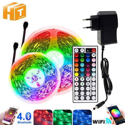 Rgb Led Strip Light 5m 10m 20m 5050 Rgb Changeable Dc12v Flexible Led