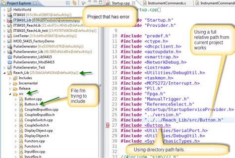 C Eclipse Cdt Can T Find Include File Unless Full Relative Path Is