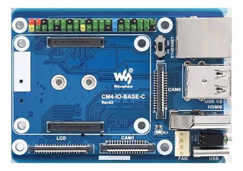 Placa De Expansi N Waveshare Cm Io Base C Para Cm Basic Ex Cuotas