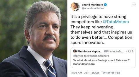 On Social Media From Anand Mahindra The User Asked A Question About