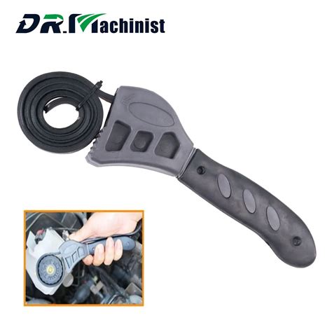 Mm Adjustable Constricting Multitool Universal Wrench Black Rubber