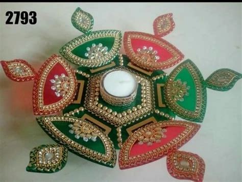 Traditional Festivals Acrylic Diya Rangoli For Decoration At Rs