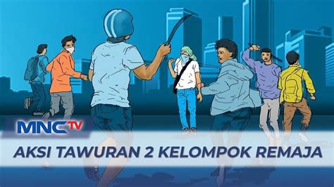 Gunakan Sajam Dua Kelompok Remaja Terlibat Tawuran Di Tanjung Priok