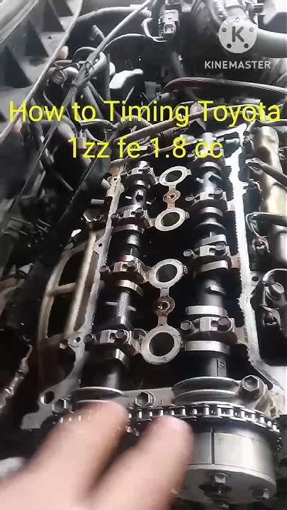 How To Timing Toyota 1zz Fe 18 Cc 1zz Fe Engine Timing Chain Marks 🤐