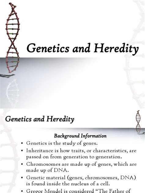 Genetics and Heredity