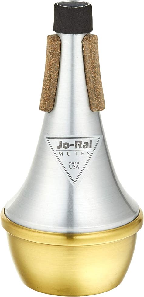 Jo Ral Trumpet Straight Mute Brass Bottom Amazon Co Uk Musical